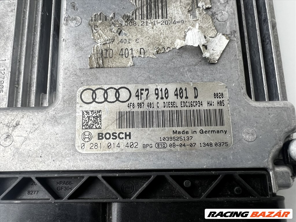 Audi A6 4F 2.7 tdi 190le CAN motorvezérlő  4f7910401d 2. kép