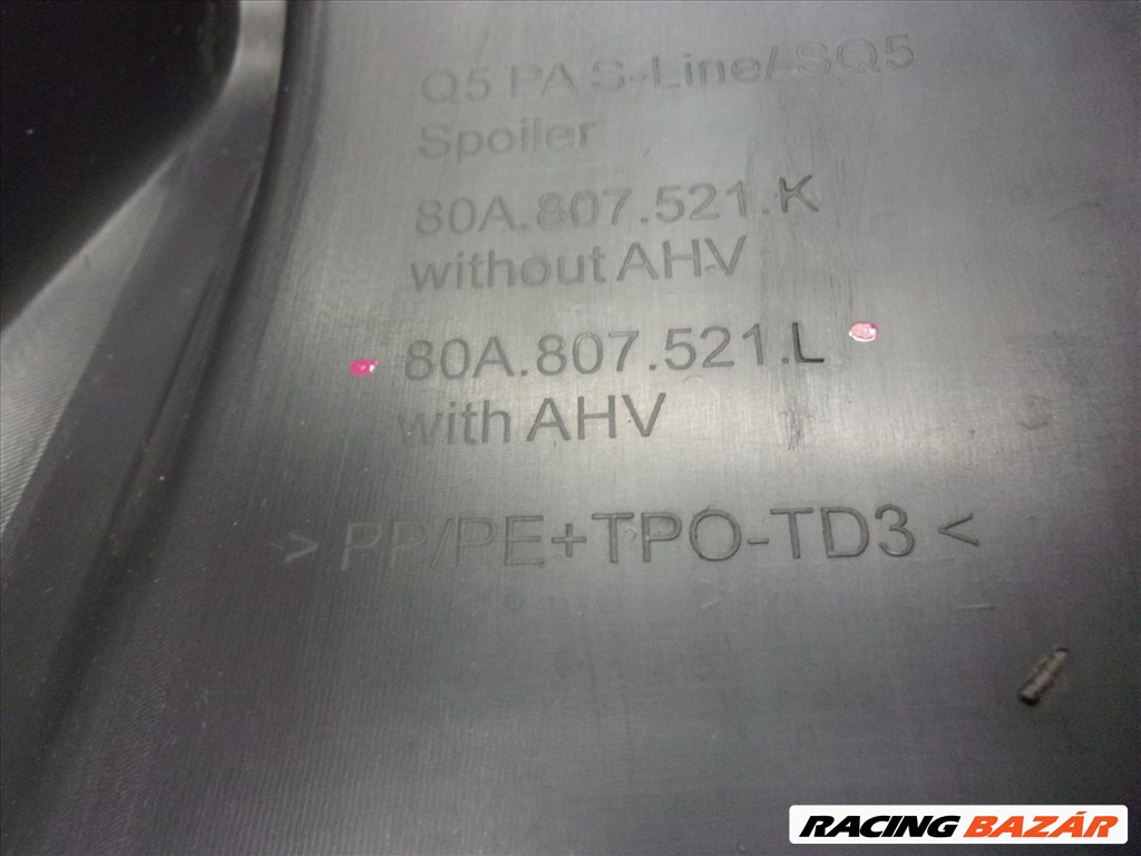 AUDI Q5 S-LINE hátsó lökhárító szegély 2021- 80A807521L 6. kép
