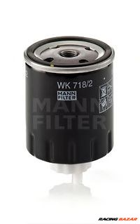 MANN-FILTER WK 718/2 - Üzemanyagszűrő MITSUBISHI OPEL RENAULT VAUXHALL VOLVO 1. kép