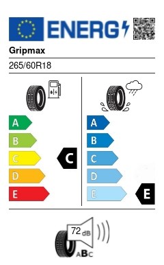 Gripmax STATURE HT 265/60 R18 110V off road, 4x4, suv nyári gumi 2. kép