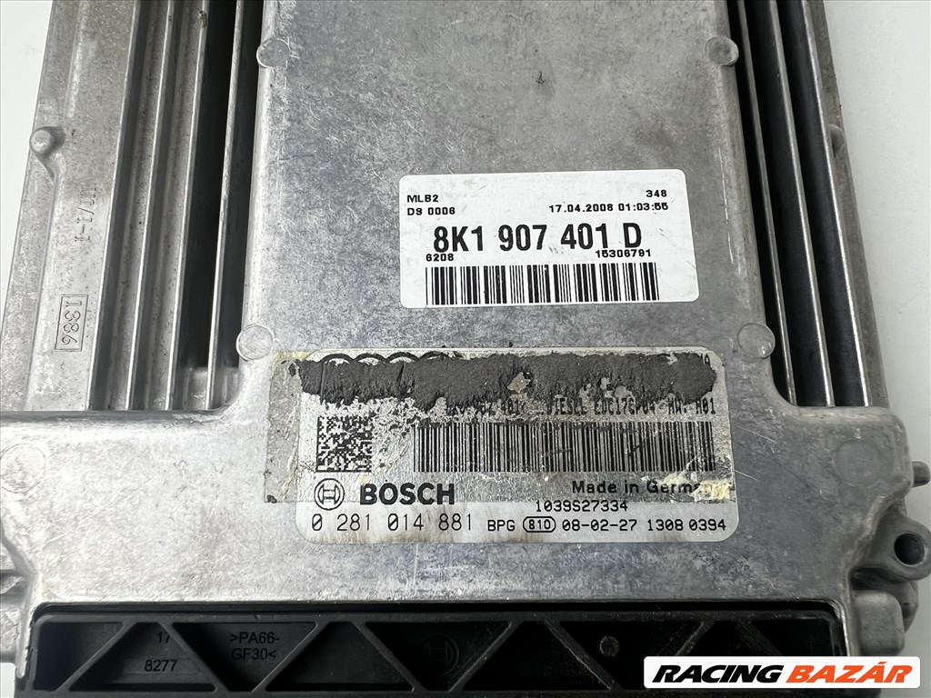 Audi A4 B8 2.7 tdi 190le CGK Motorvezérlő  8k1907401d 2. kép