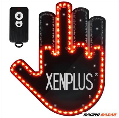 Ajándék férfiaknak - vicces autós ajándék  - Világító középső ujj ✔️