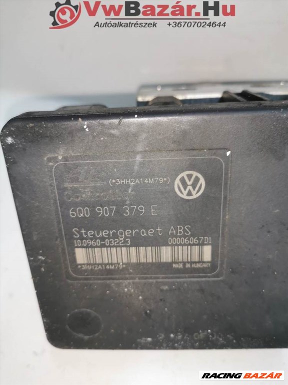 ABS vezérlő egység VW- AUDI- SEAT- SKODA  6q0907379e 6Q0614117C  3. kép