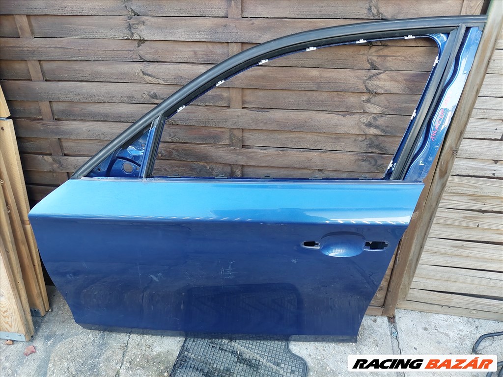 BMW E87 kék montegoblau bal első ajtó (144145) 1. kép
