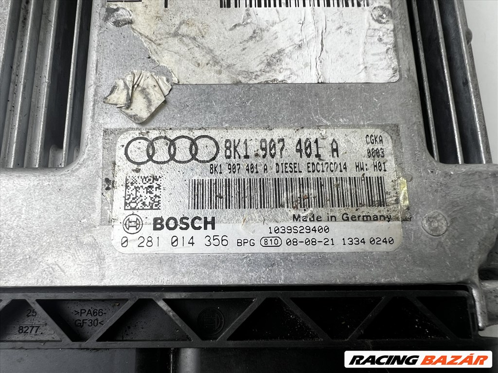 Audi A5 8T 2.7 tdi 190le CGK Motorvezérlő 8k0907401a 2. kép