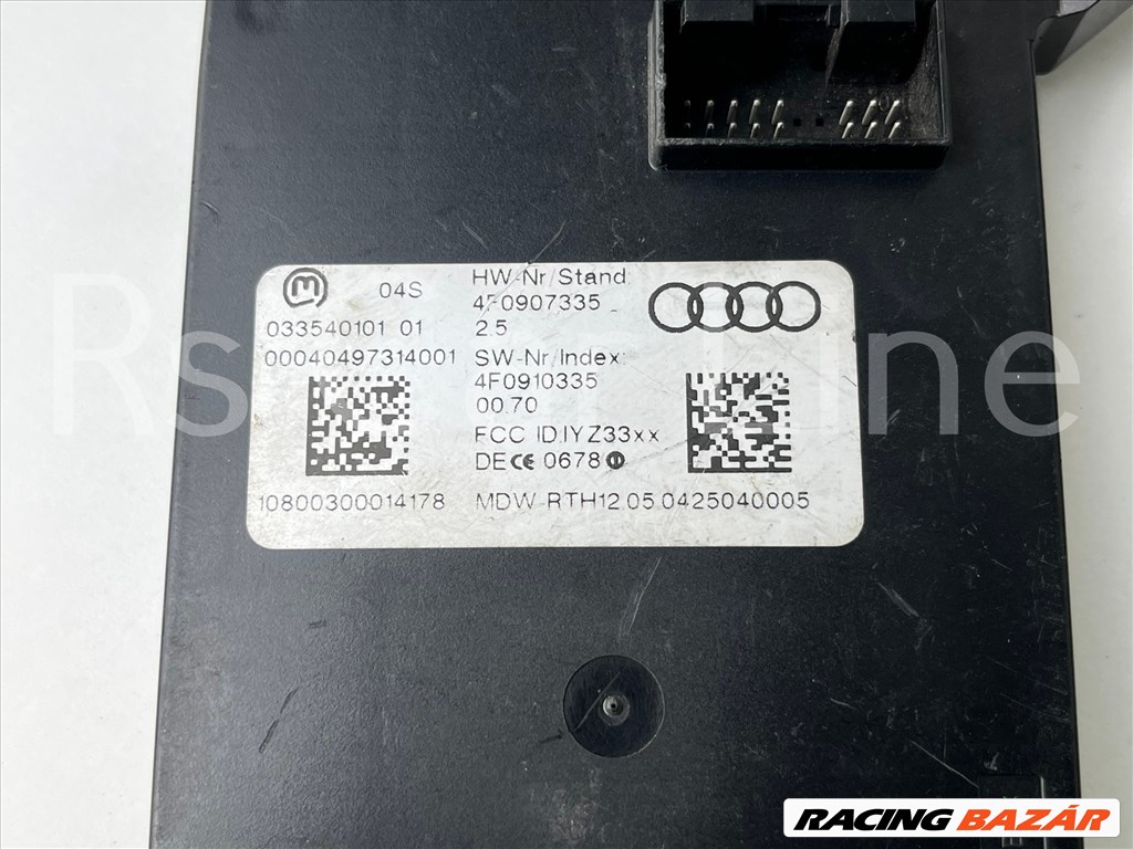 Audi A6 4F Keyless antenna modul  4f0907335 2. kép