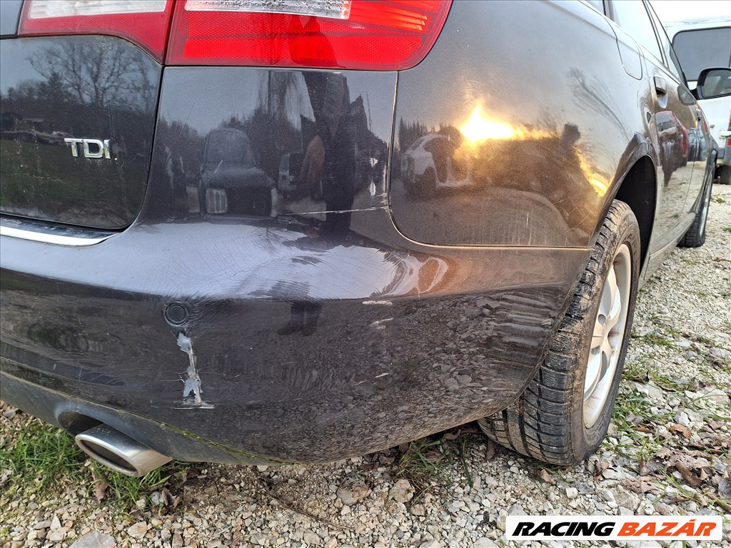 Audi A6 (C6 - 4F) Lz7s avant facelift radaros hátsó lökhárító  1. kép