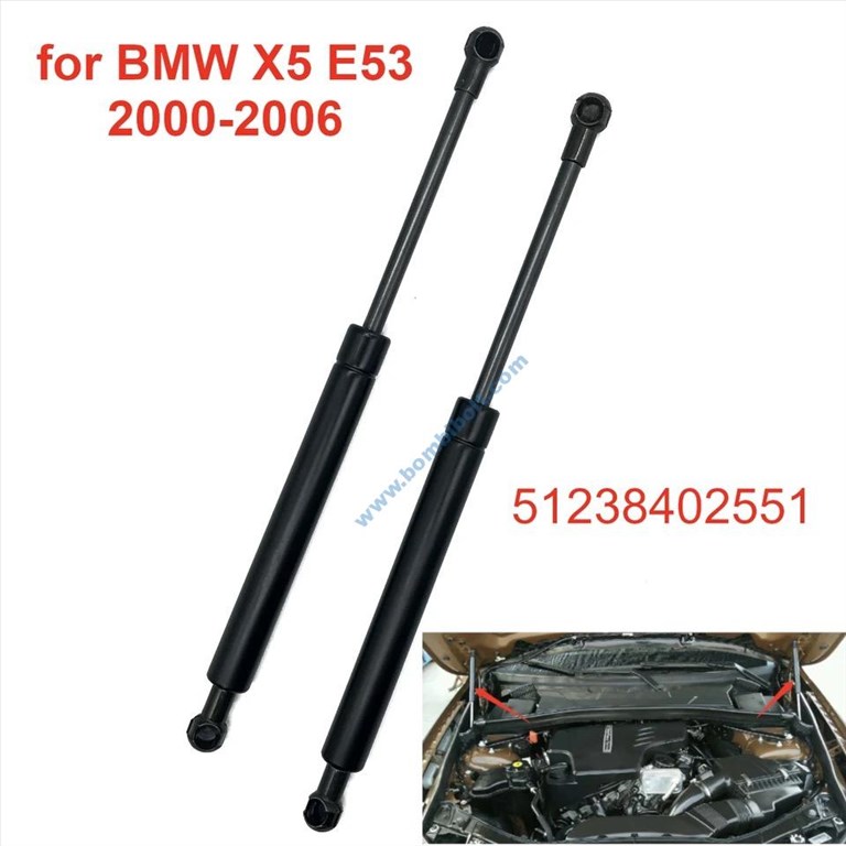 BMW E53 X5 motorháztető teleszkóp / 2db/ 51238402551 1. kép