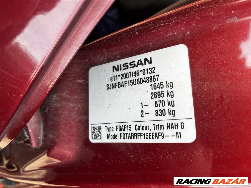 2011 Nissan Juke I 1.6 benzin, manuális bontott alkatrészei eladóak! 5. kép