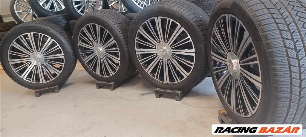 Demó Mercedes W167 GLS 600 Maybach 5x112 9,5x22 285/45 R22 téli gumikkal 8. kép