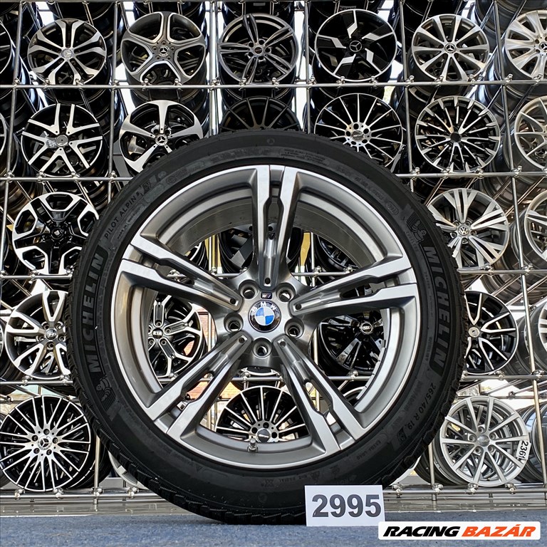 BMW 19 gyári alufelni felni, 5x112, 265/40 téli gumi, F90 M5 (2995) 1. kép