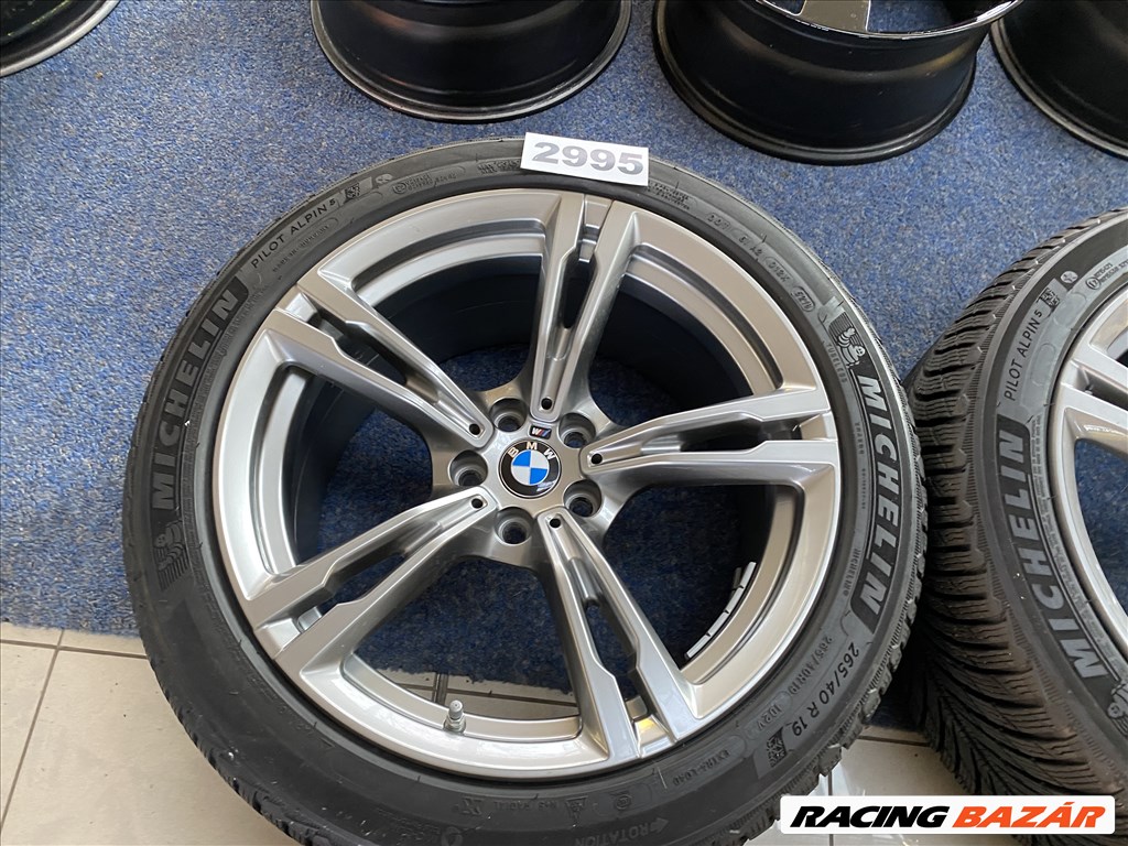 BMW 19 gyári alufelni felni, 5x112, 265/40 téli gumi, F90 M5 (2995) 7. kép