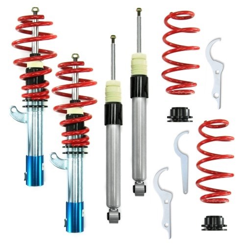 RedLine Suspension Skoda Octavia (Typ: 1Z), 1.4, 1.6, 1.8T, 2.0, 2.0TFSi, 2.0TFSi DSG, 1.9TDi, beleértve Kombi, 2004-től, (első tengely terhelés 1105kg alatt) állítható magasságú futómű 1. kép