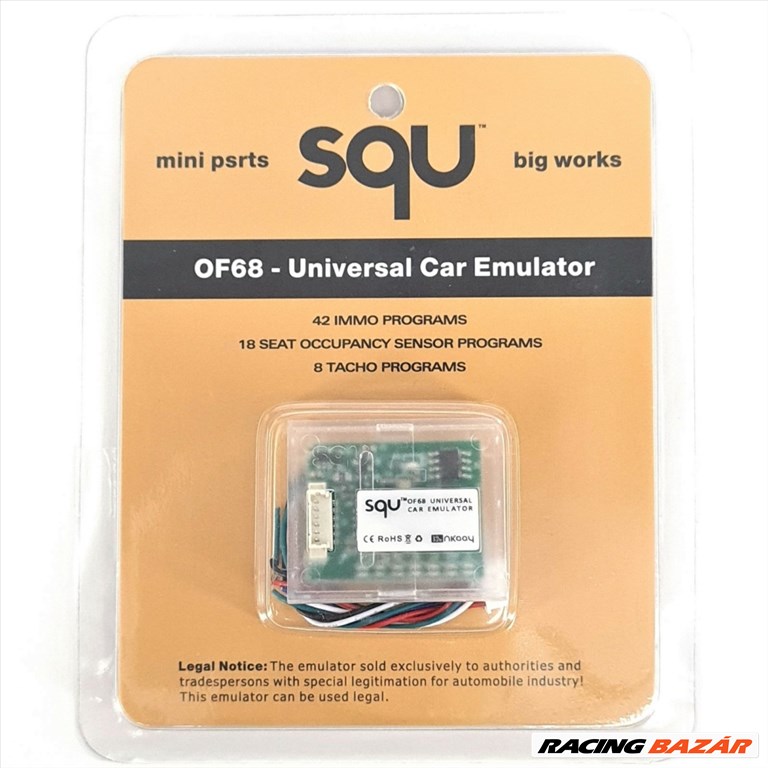 Univerzális Autó Emulátor - Immo off - Immobiliser programozó - SQU OF68 autóemulátor programozás ✔️ 1. kép