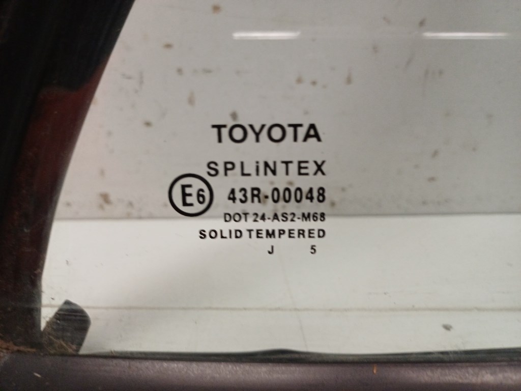 Toyota Avensis kombi jobb hátsó ajtó üveg fix 2. kép