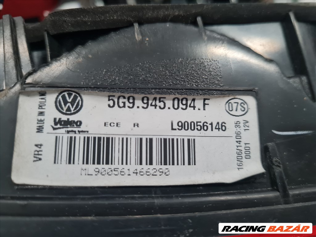 Volkswagen Golf VII kombi jobb belső hátsó lámpa 5G9 945 094 F 9. kép