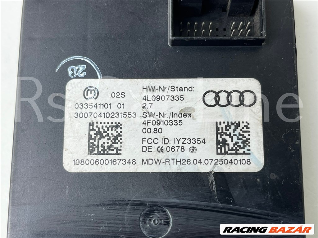 Audi Q7 4L Keyless antenna modul 4l0907335 2. kép