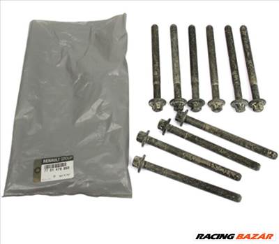 Renault Clio IV 1.5dci gyári új hengerfej csavarkészlet, garnitúra 10db 2013-2019-ig