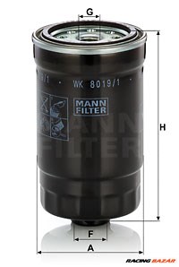 MANN-FILTER WK 8019/1 - Üzemanyagszűrő HYUNDAI KIA 1. kép