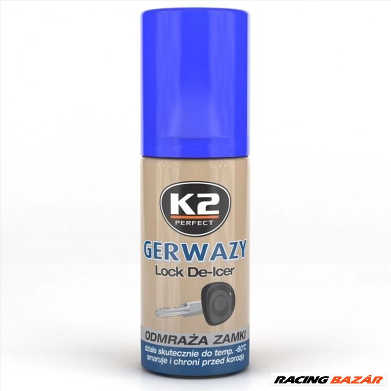 Zárjégoldó-olajozó spray 50ml K2 Gerwazy K656 1. kép
