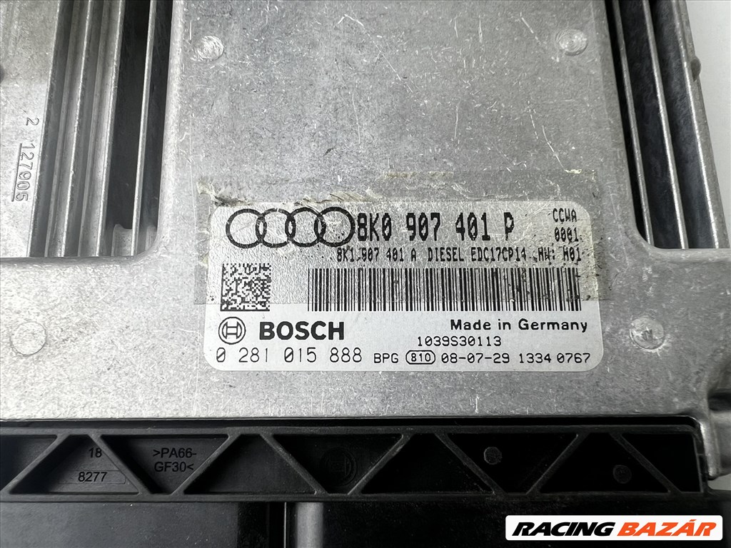 Audi A5 8T 3.0 tdi 240le CCWA Motorvezérlő 8k0907401p 3. kép