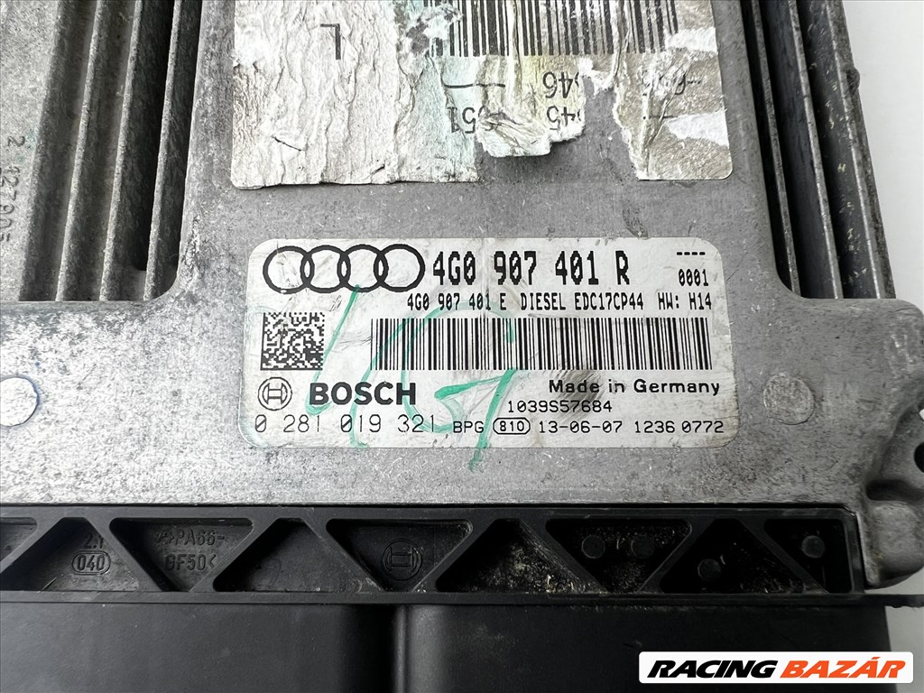 Audi A6 4G 3.0 tdi 245le CKV Motorvezérlő 4g0907401r 2. kép