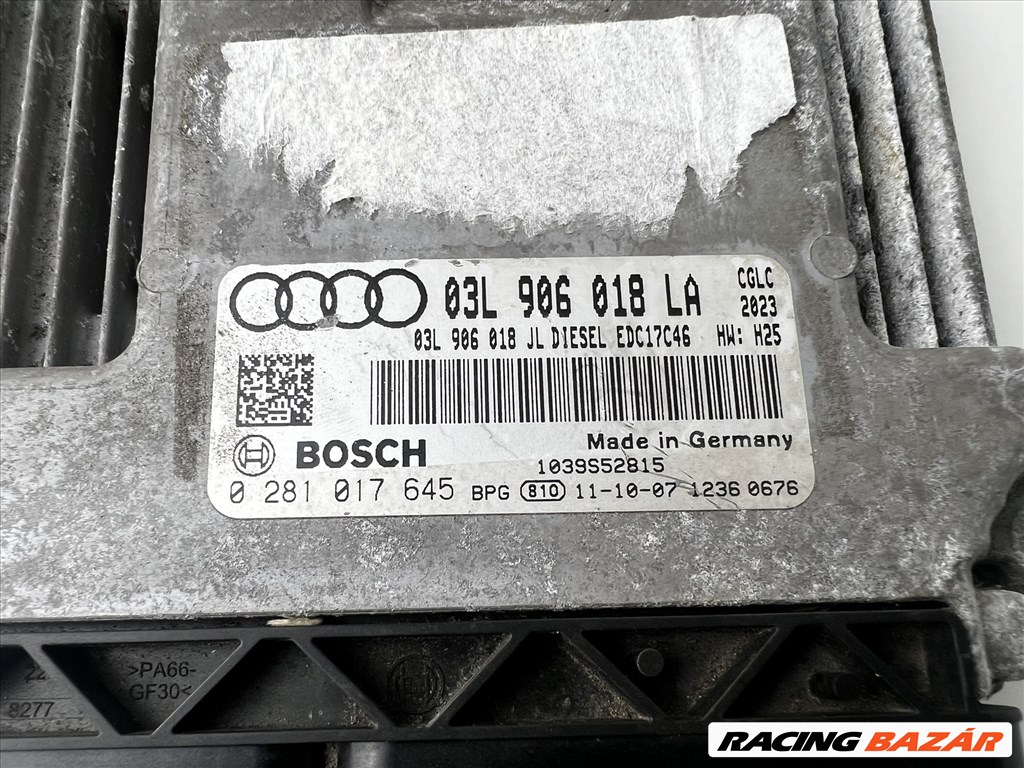 Audi A6 4G 2.0 tdi 177le CGL Motorvezérlő  03l906018la 2. kép