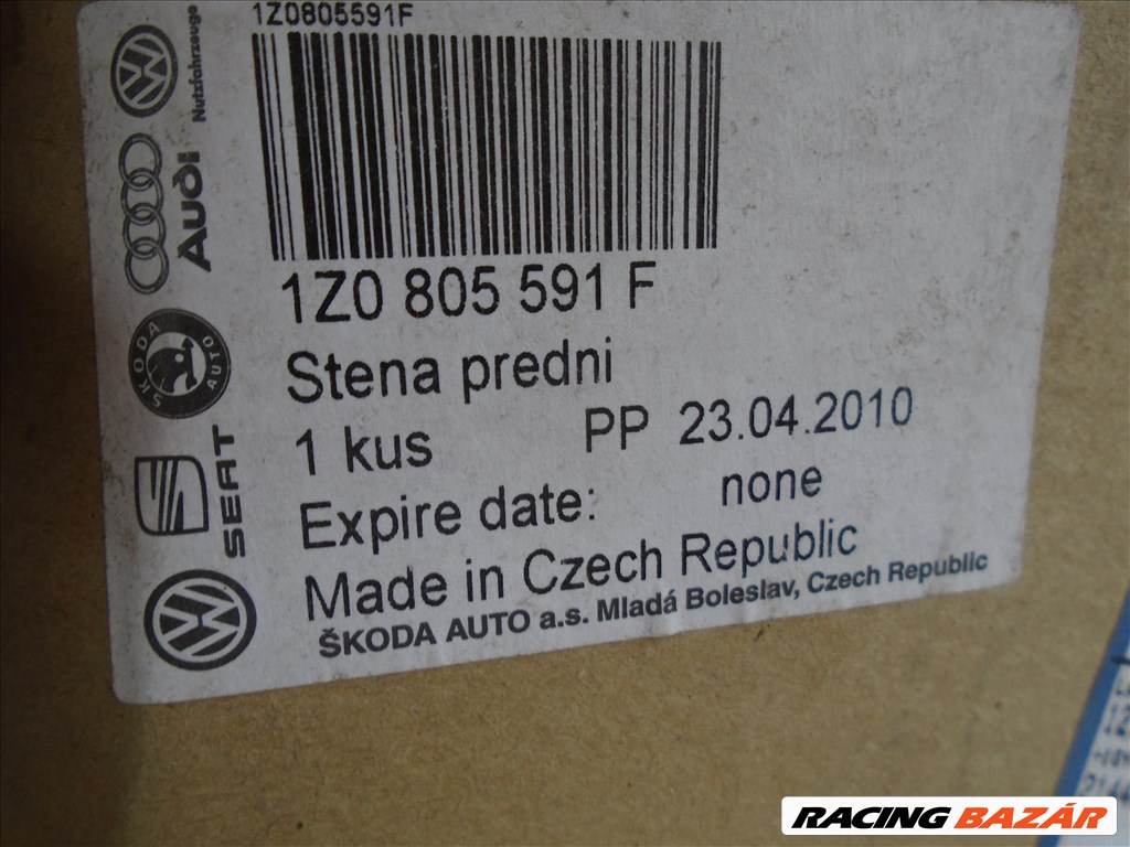 Skoda Octavia II homlokfal  1z0805591f 2. kép