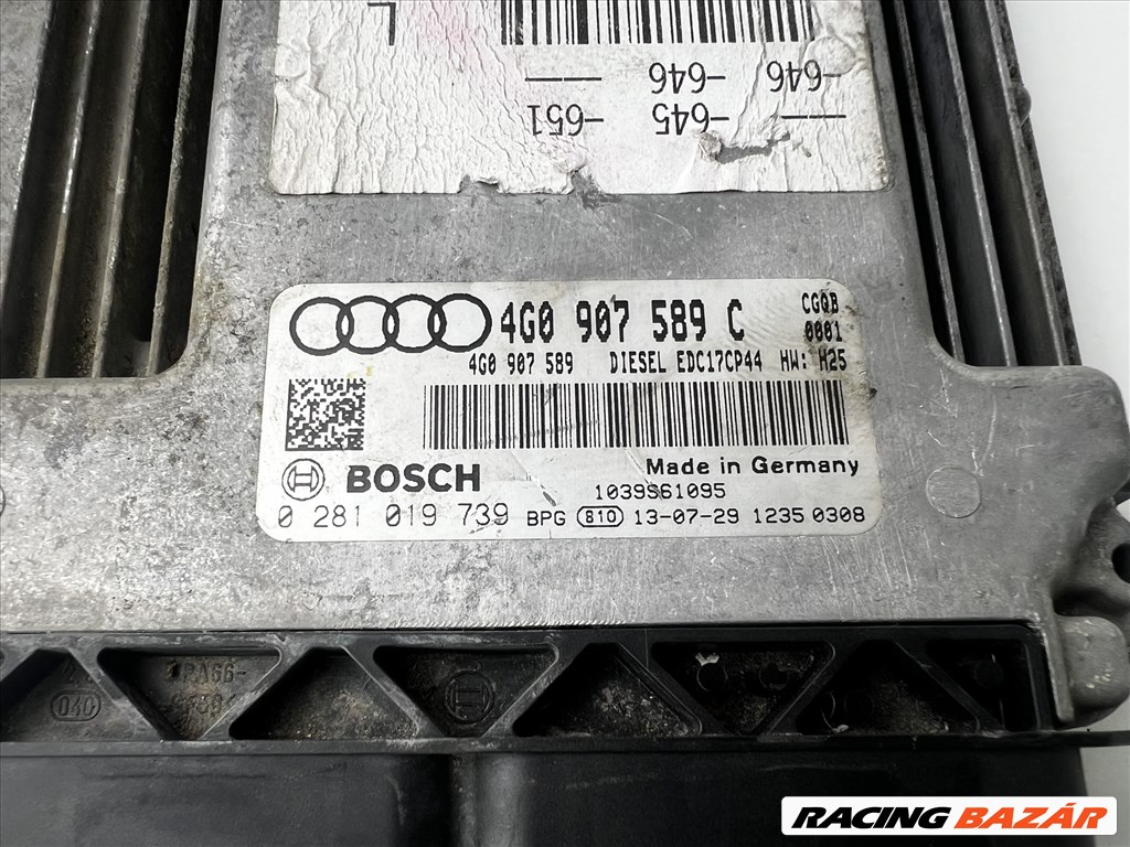 Audi A6 4G 3.0 tdi 313le CGQB Motorvezérlő  4g0907589c 2. kép