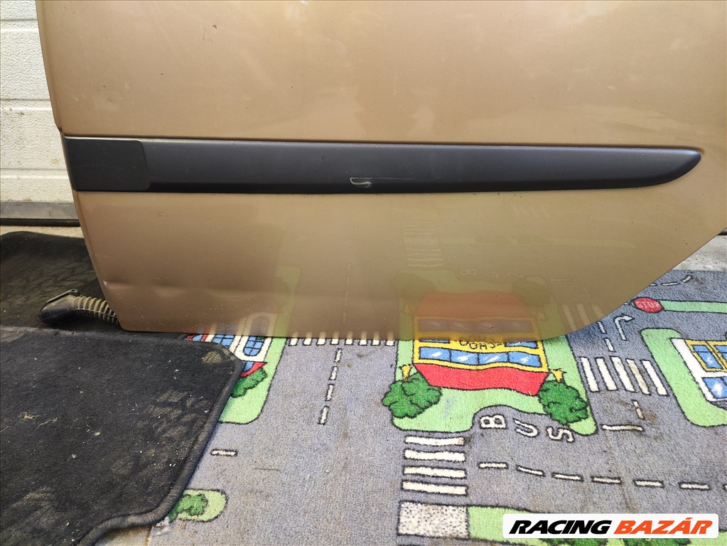 Renault Modus bal hátsó ajtó D12 üresen, enyhén sérült rozsdamentes 2. kép