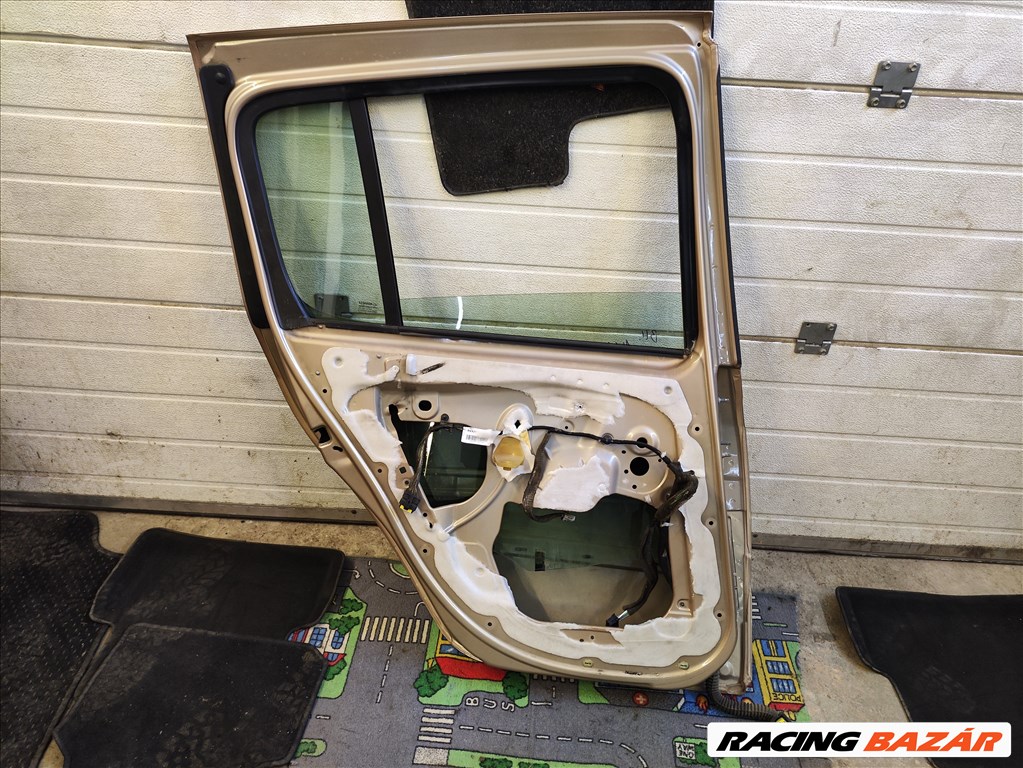 Renault Modus bal hátsó ajtó D12 üresen, enyhén sérült rozsdamentes 6. kép