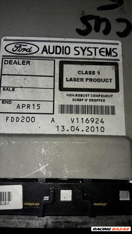 Ford Focus 2.5 Rádiós CD Lejátszó 7M5T-18C815-BC 5. kép
