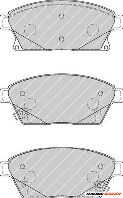 FERODO FDB4264 - fékbetét CADILLAC CHEVROLET OPEL VAUXHALL 1. kép