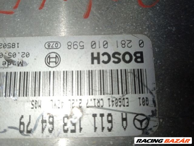 Mercedes Vito (1st gen) motorvezérlő 2.2 "122501" a6111536479 611980 3. kép