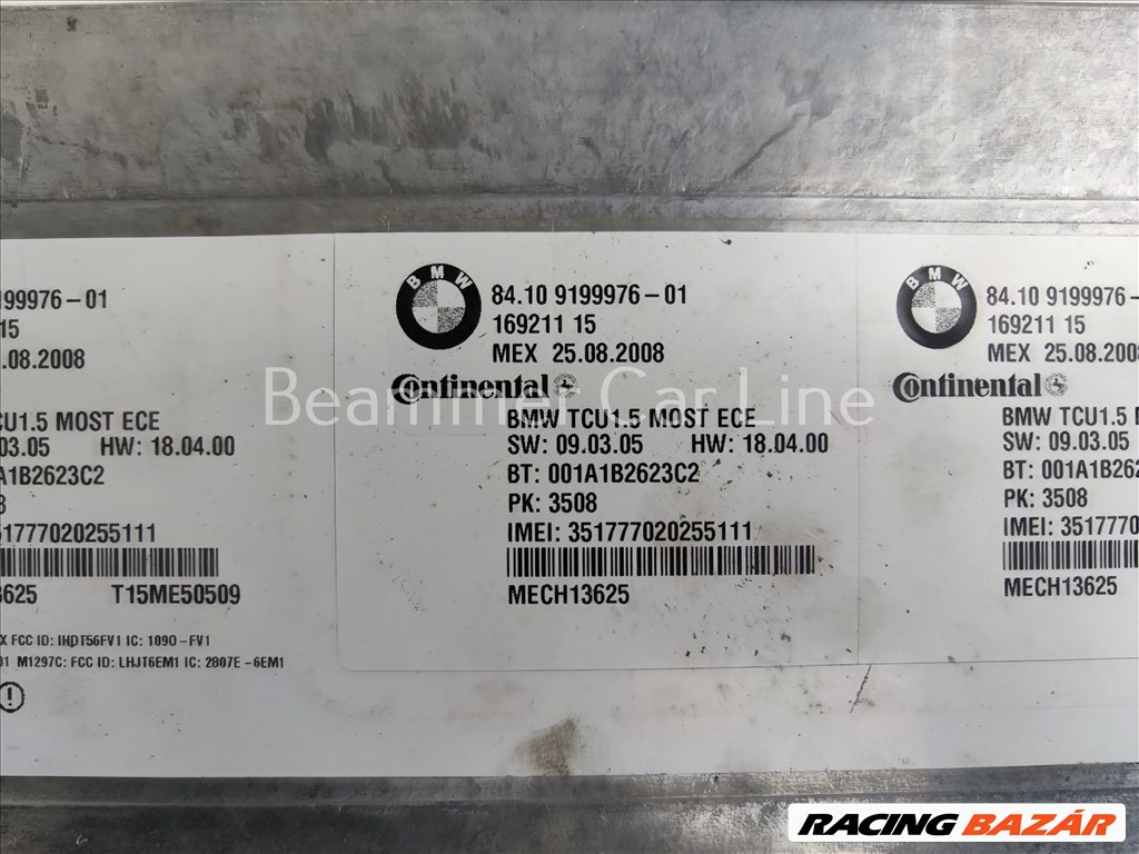 BMW  E81, E82, E87, E88, E90, E91, E92, E93, E60/E61, E70 Telefon modul 9199976 2. kép
