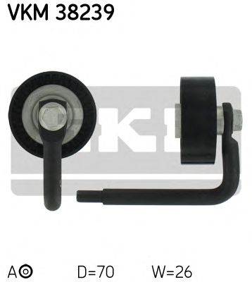 SKF VKM 38239 - hosszbordásszíj feszítőgörgő BMW