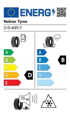 Nokian Tyres Snowproof 1 215/45 R17 91V XL M+S 3PMSF téli gumi 2. kép