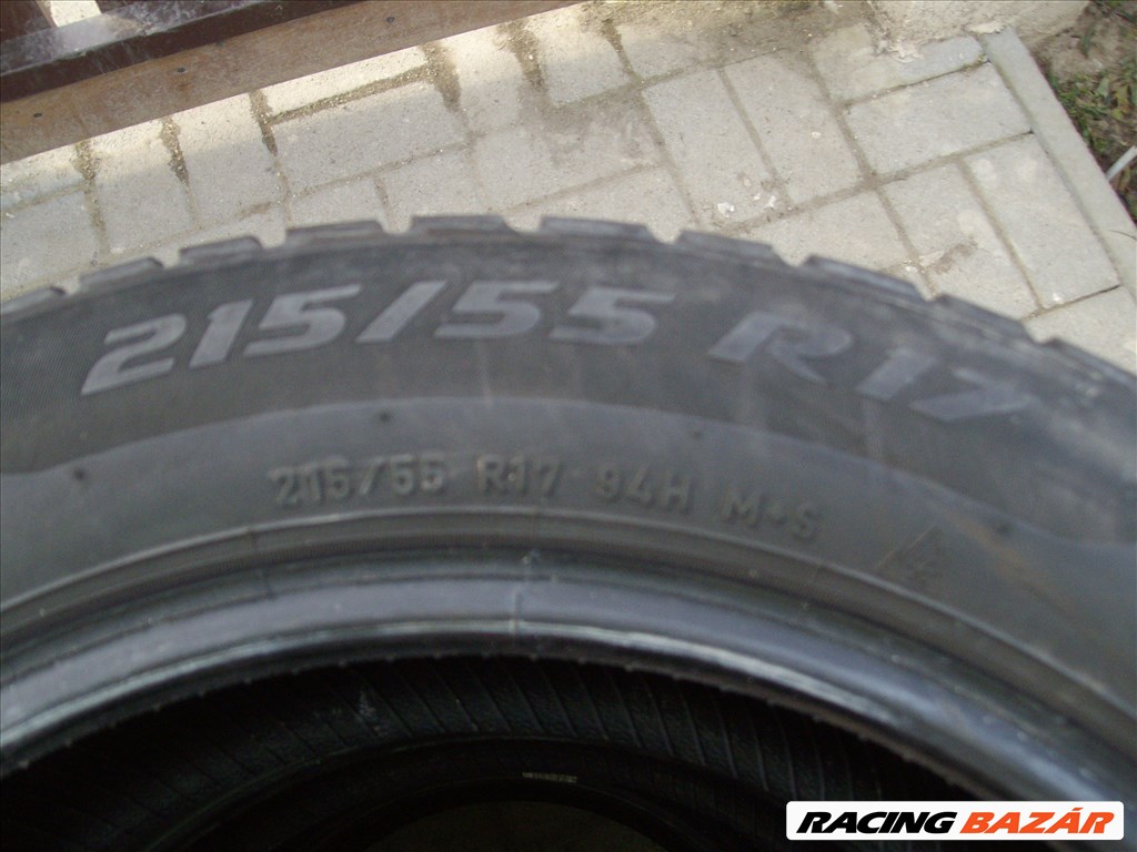  215/55 17"  Pirelli Sottozero 3 téli gumi garnitúra eladó 4. kép