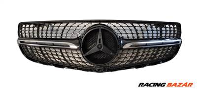 Mercedes GLC-osztály X253 első lökhárító díszrács emblémával a25388000007700500