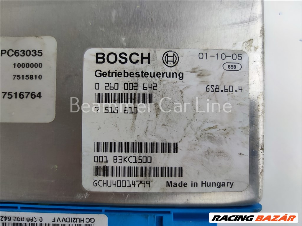 BMW  E39, E85/E86, Automata váltó vezérlő elektronika (EGS) 7515810 2. kép