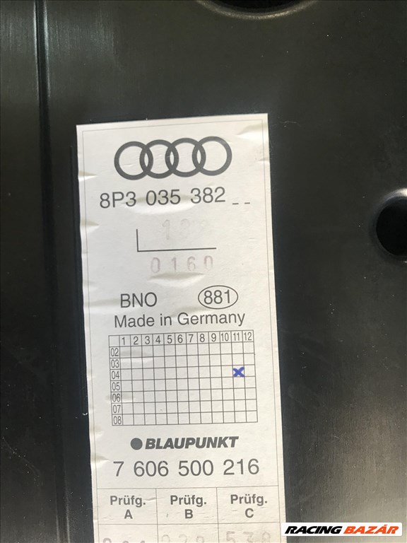 Audi A3 (8P) Blaupunkt gyári mélynyomó  2. kép