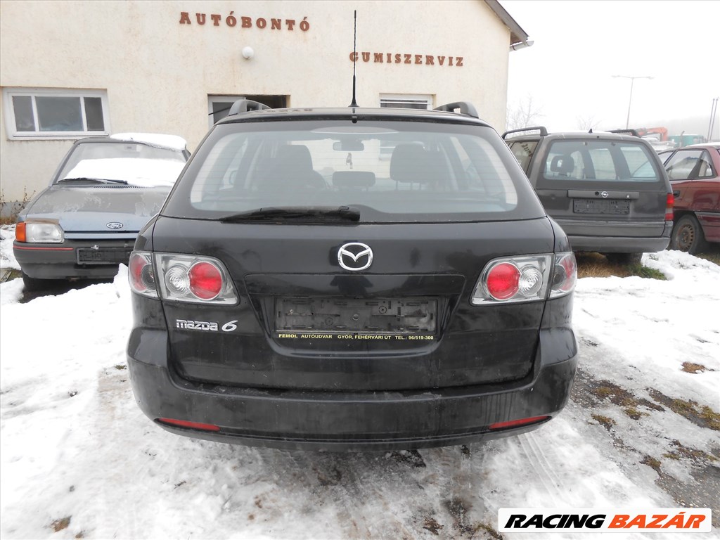 Mazda 6 Station Wagon (GY) 2.0 DI bal első ablakemelő motor GJ6A5958X 3. kép