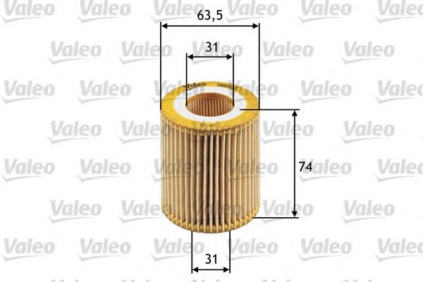 VALEO 586510 - olajszűrő ALFA ROMEO CADILLAC FIAT HOLDEN OPEL SAAB SUZUKI VAUXHALL 1. kép