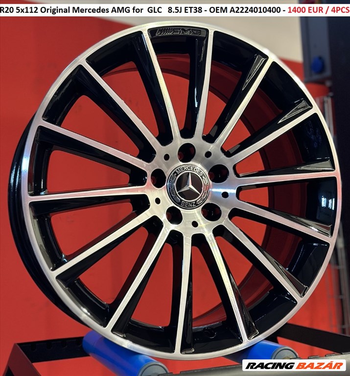 R20 5x112 Original Mercedes AMG for  GLC   8.5J ET38 gyári 20" felnik 1. kép