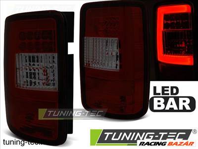 Volkswagen Caddy III VW CADDY 03-03.14 RED SMOKE LED BAR Tuning-Tec Hát