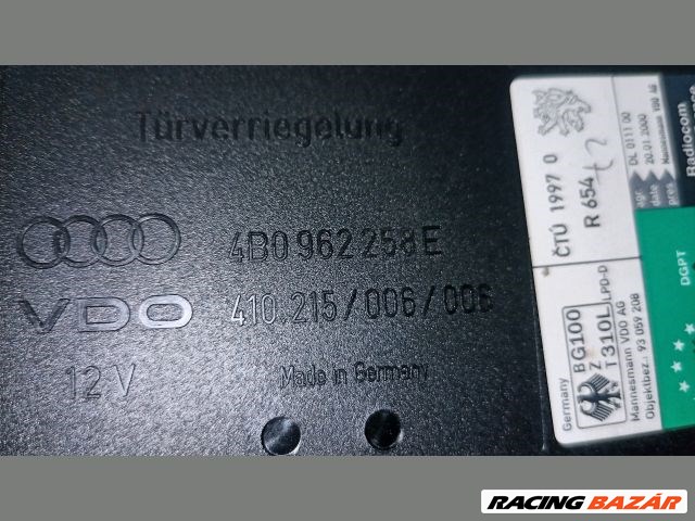 Audi A6 (C5 - 4B) 2.5 TDI Komfort Elektronika"106973" 410215006006 14b0962258e 4. kép