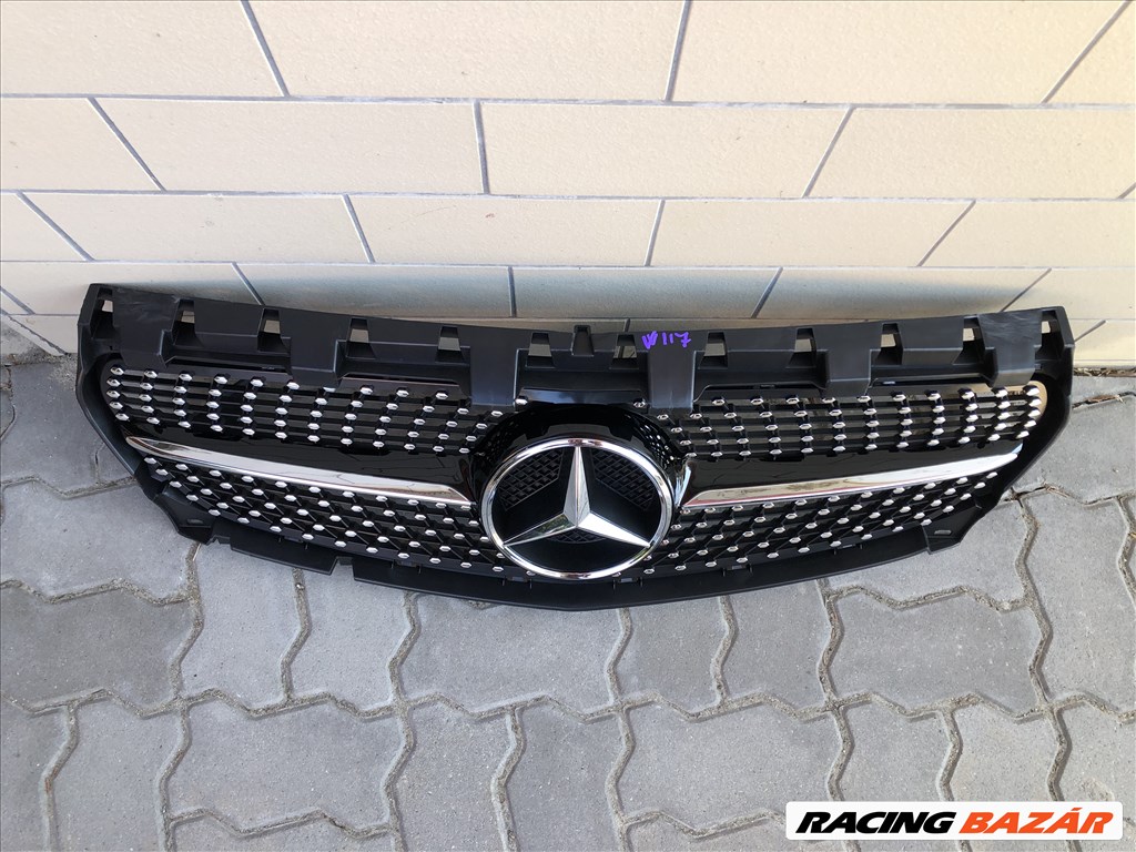 Mercedes Benz CLA osztály W 117 diamond grill rács 3. kép