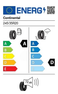 CONTINENTAL SPORTCONTACT 6 SEAL FR XL 245/35 R20 95Y nyári gumi 2. kép