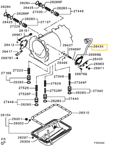 Mitsubishi Pajero Automata Váltó Fokozat Visszajelző 8604A053 4. kép