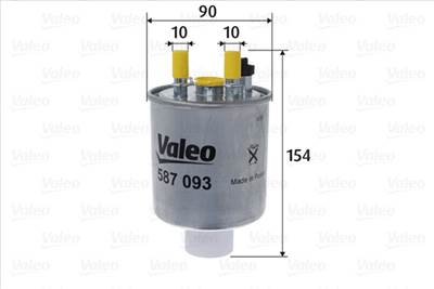 VALEO 587093 - Üzemanyagszűrő RENAULT